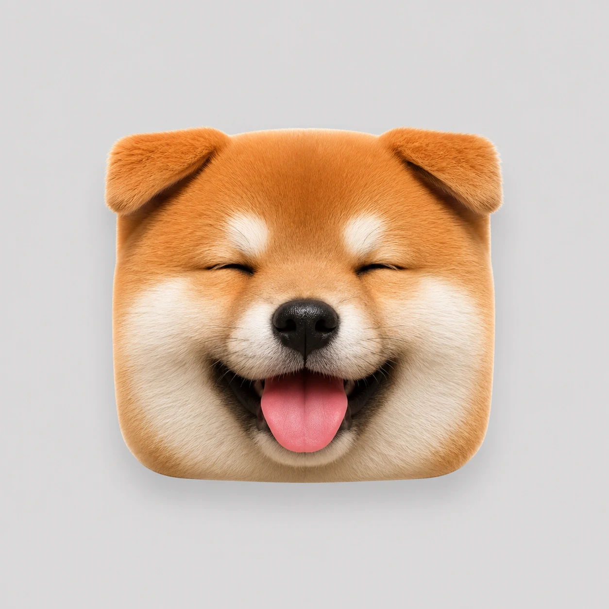 Square real-dog BuddyPlay mascot